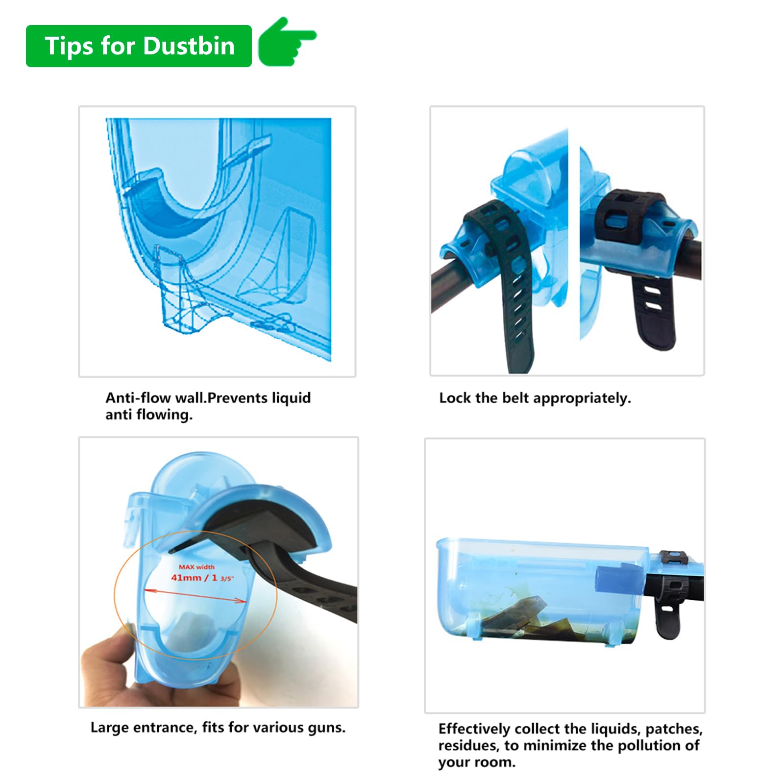 Amazon.co.jp: ガンクリーニングパッチキャッチャー、ボアガイド付き